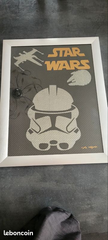 Tableau star wars en carbone (image 3)