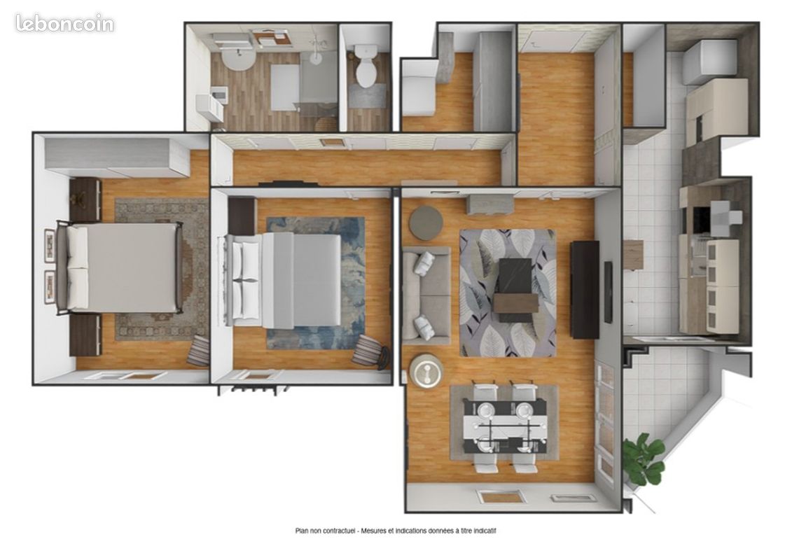 Appartement 3 pièces 66 m² · à Coulommiers · 66 m² · 119 622 €