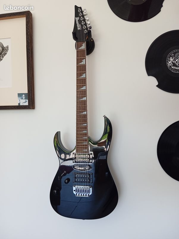 Guitare électrique Gaucher Ibanez GRG170DXL + Housse + 2 jeux de cordes neufs (image 1)