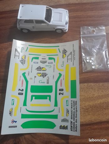 CEVEN KIT 1/43 RENAULT R5 MAXI conseil général du Gard amr record EUR