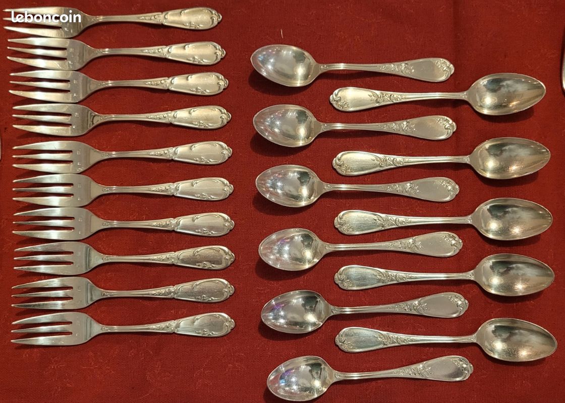 Ménagère Argentée 58 pièces Chambly Ercuis (image 2)