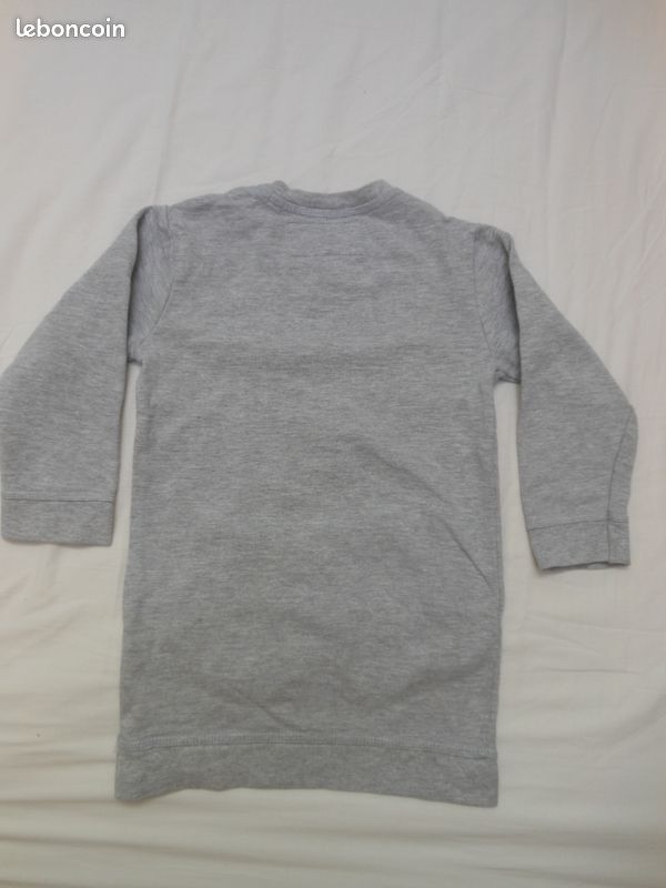 TOUT A 1 EURO Robe sweat en coton - 4 ans (image 3)