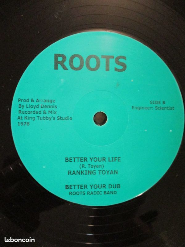 BARRINGTON LEVY RANKING TOYAN "Révélation"/ "Better life" 12" (image 2)