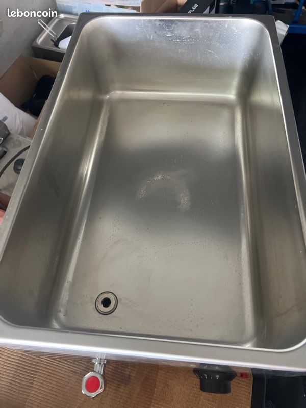 Bain-marie professionnel Royal Catering avec vidange et couvercle (image 3)