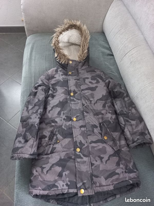 Parka enfant style militaire (image 1)