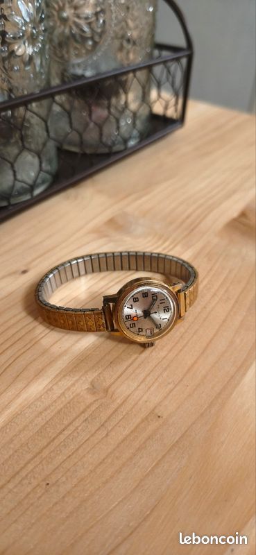 Montre Vintage Mécanique Femme – Marque Tobler – Rétro, Multicouleur – Occasion