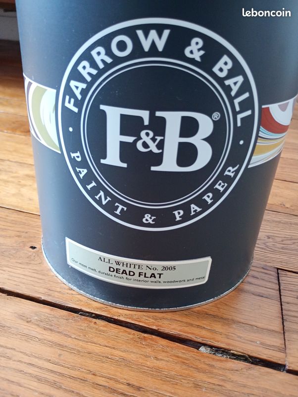 Peinture Dead Flat / All White #2005 - FARROW & BALL (image 5)