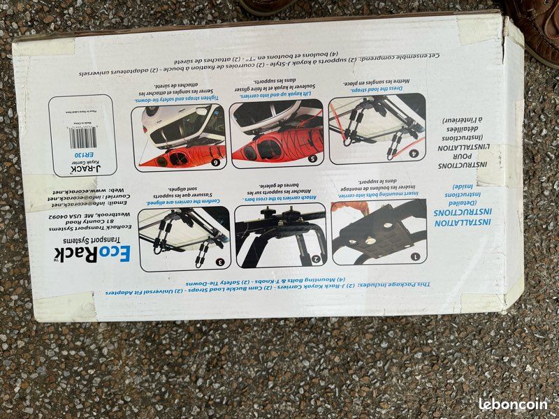 Porte kayaks pour barres de toit (image 2)