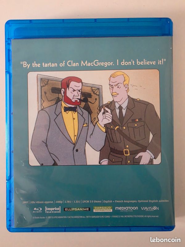 Blake et Mortimer - Coffret Blu-ray remasterisé TL 1500 ex- Jacobs import (image 5)