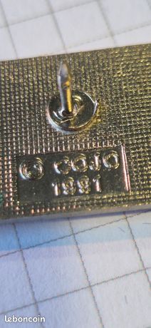 Pin's Albertville 92 Gaspard Bleu - JO Hiver France - Sponsor Cojo - Vintage