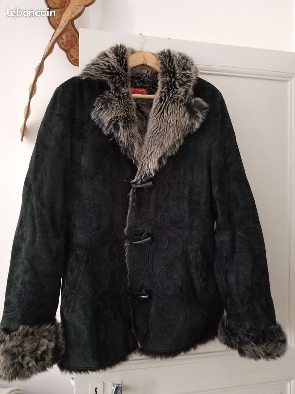 Manteau René Derhy en cuir (image 1)