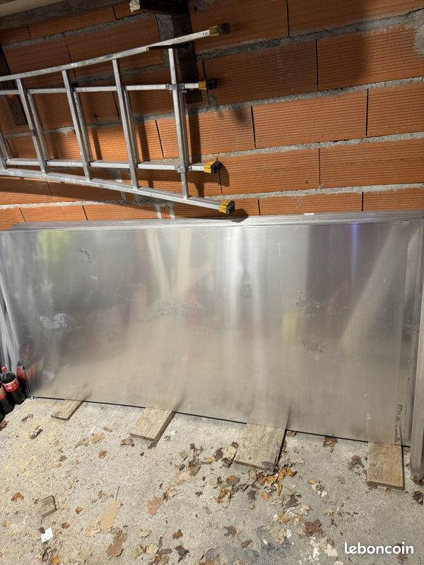 Lot De 2 Plaques En Aluminium 6063 - 200x200 Mm, Épaisseur 1.5 Mm, Avec Film De Protection, Pour Bricolage, Modélisme