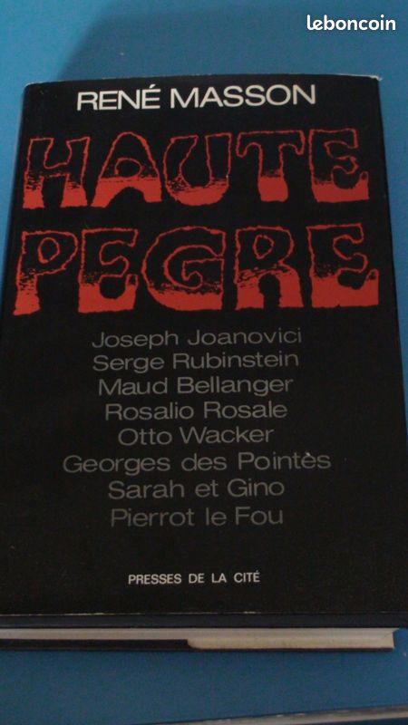 Livre "Haute Pègre" (image 1)