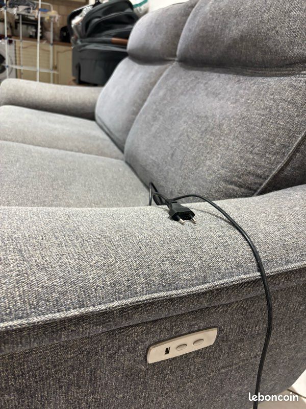 Canapé relax électrique avec port USB (image 4)
