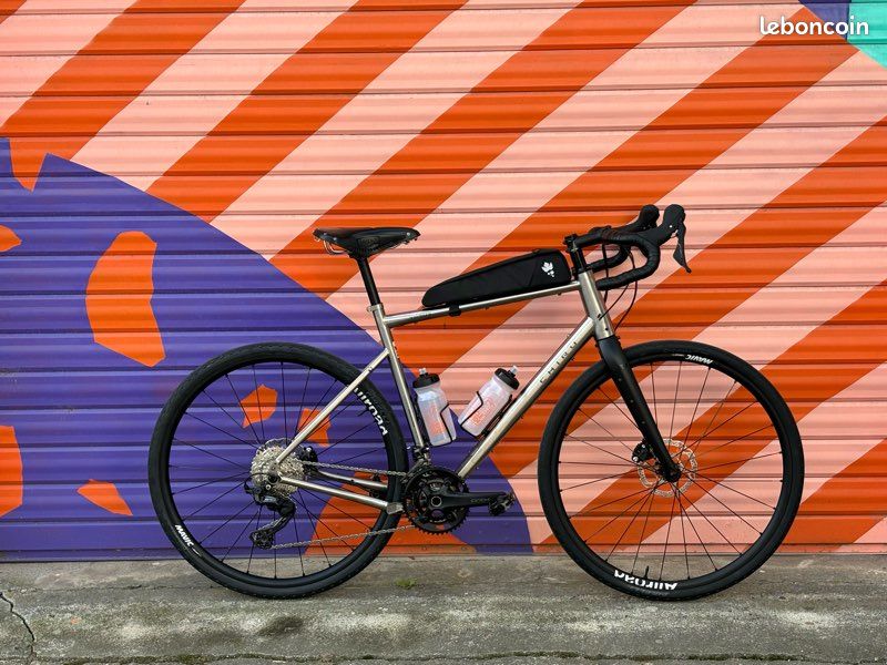 Panasonic NJS Pista Rahmenset Chromoly weiß gold Bahnrad Größe 525mm TT