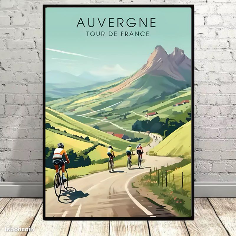 Vintage Tour De France Framed Prints