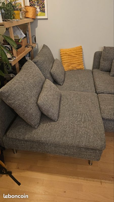 Housses canapé soderhamn ikea, module 3 places et méridienne (image 2)