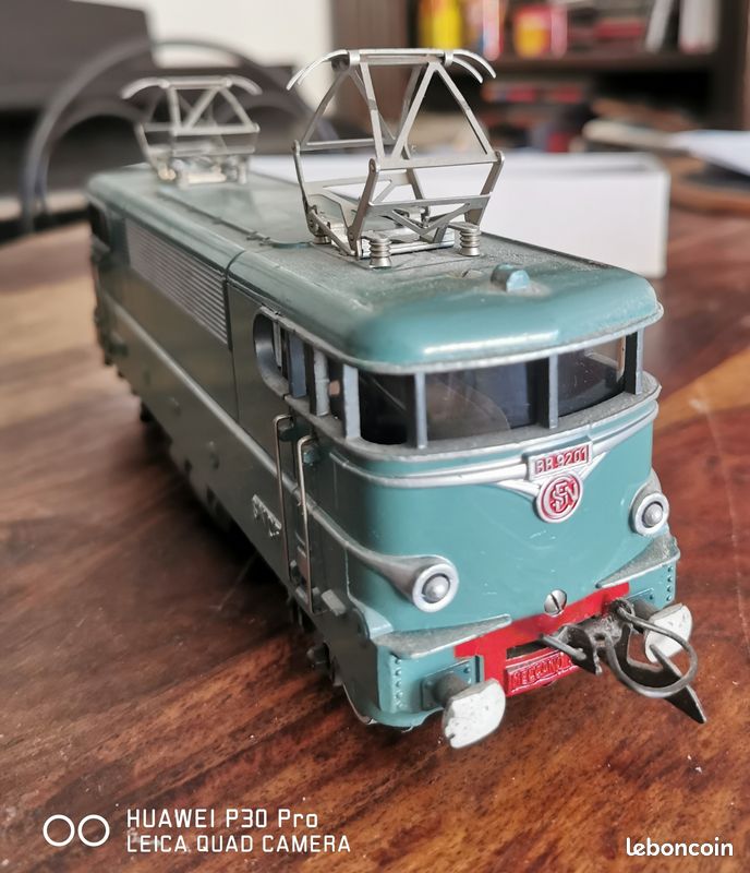 Locomotive électrique Hornby BB 9201 – Échelle O – Bleue – Occasion