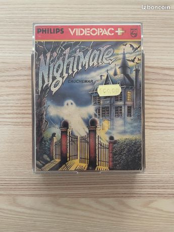 Jeu Vidéo Nightmare (n°53) Pour Videopac / Odyssey 2 - Complet Avec Boîtier Et Notice - Testé Fonctionnel, Très Bon état