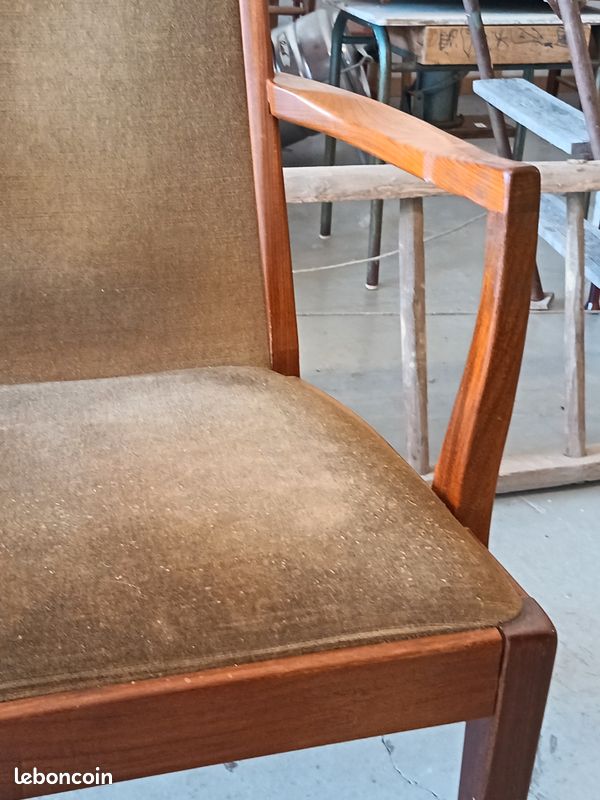 Fauteuil en teck, design Mid-Century par Leslie Dandy pour G-Plan, années 1970 (image 3)