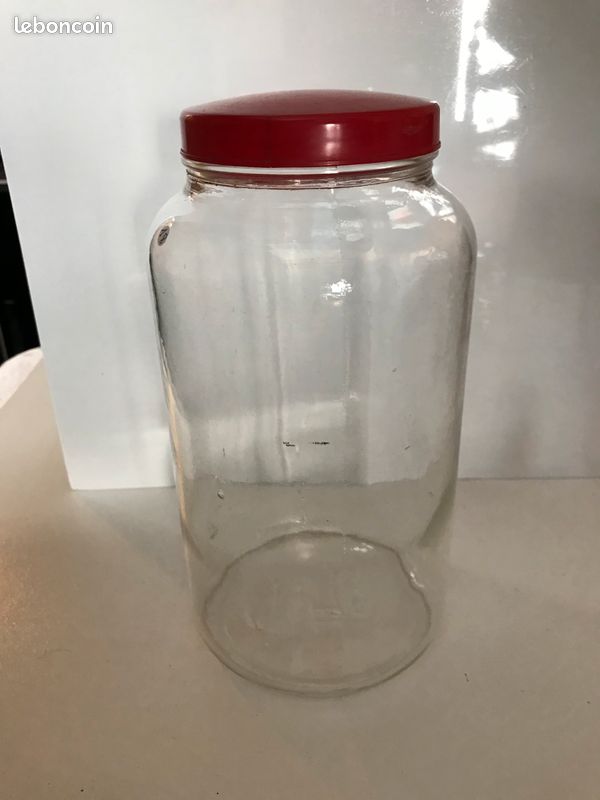 Grand Bocal De Conservation Tupperware 3 Litres – Ancien Modèle, Authentique Et Vintage