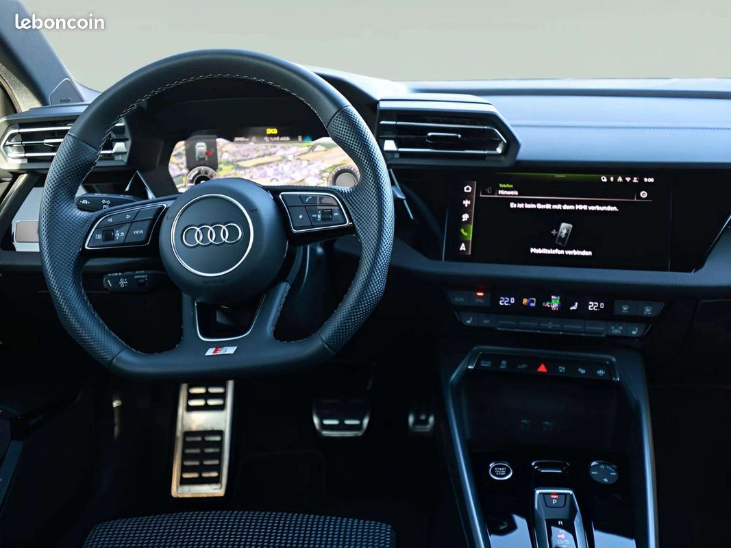 Audi A3 Sportback S line 45 TFSI e S-Tronic 272 ch * ACC * LED * GPS * Caméra de Recul * Sonos * Sièges Chauffants * 18 Pouces (image 8)