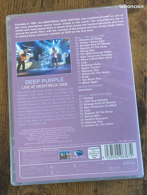 Deep Purple – Live At Montreux 2006 - 2 X DVD (image 4)
