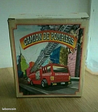 CAMION DE POMPIER Filoguidé JOUSTRA an 70's, 80's (vintage) EUR 15,00