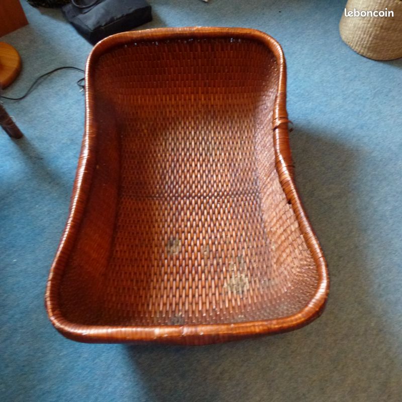 Grand couffin, panier en osier (image 6)