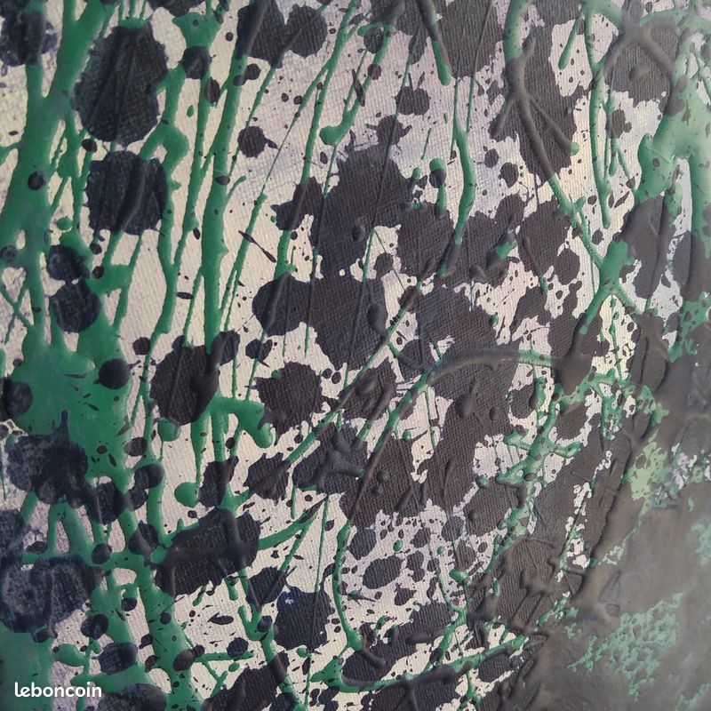 Tableau abstrait (12F - 61 x 50 cm) (image 3)