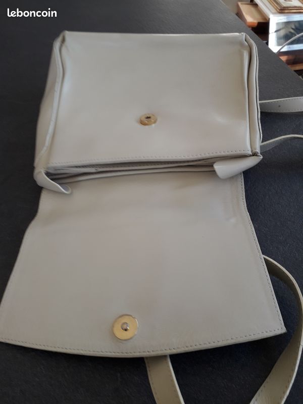 Sac à main bretelles dos beige (image 7)