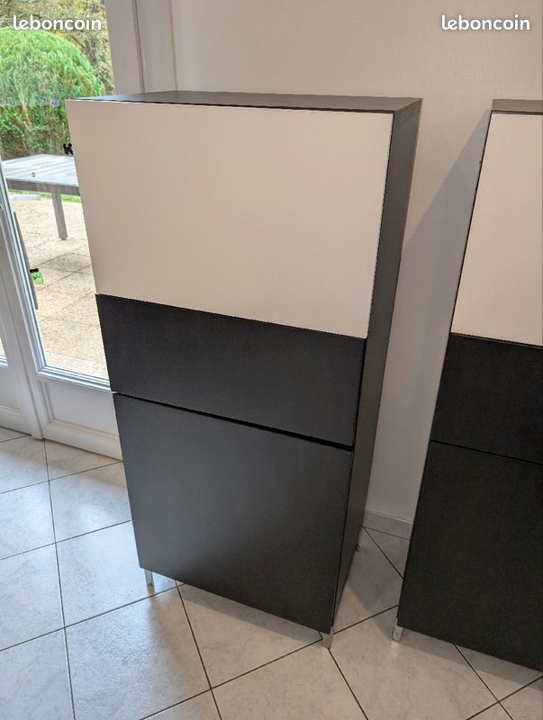 Buffet Alinéa noir et blanc (image 3)