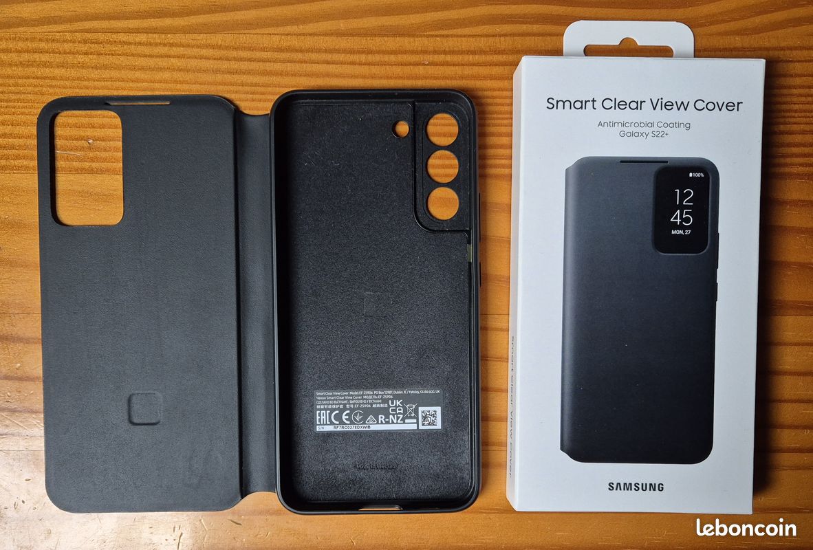 Coque Smart Clear View Cover S22+ (image 1)