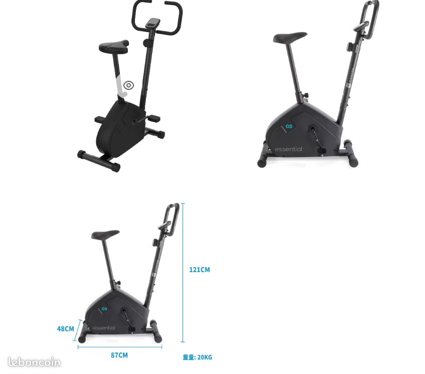 Stationary Bike Velo Domyos Essential 03 Domyos Velo Rpm Decathlon