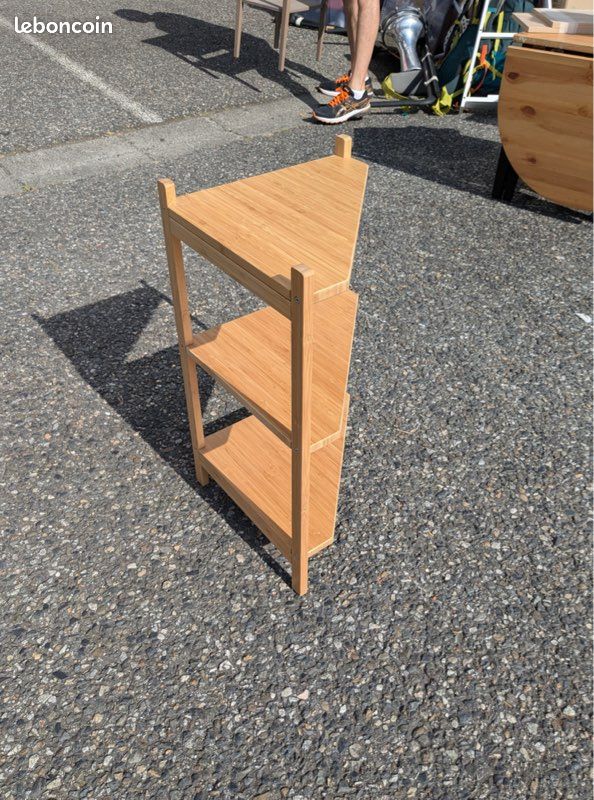 Meuble Lavabo/tablette angle RÅGRUND (Ikea), bambou, 34x60 cm (image 2)