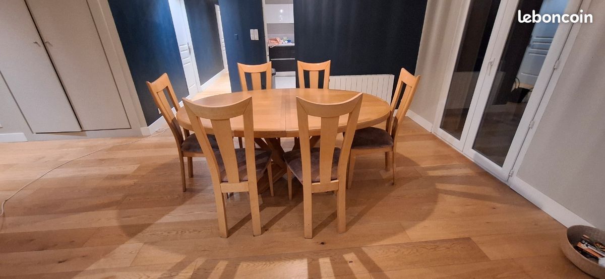 Vente Table ovale chene (image 6)
