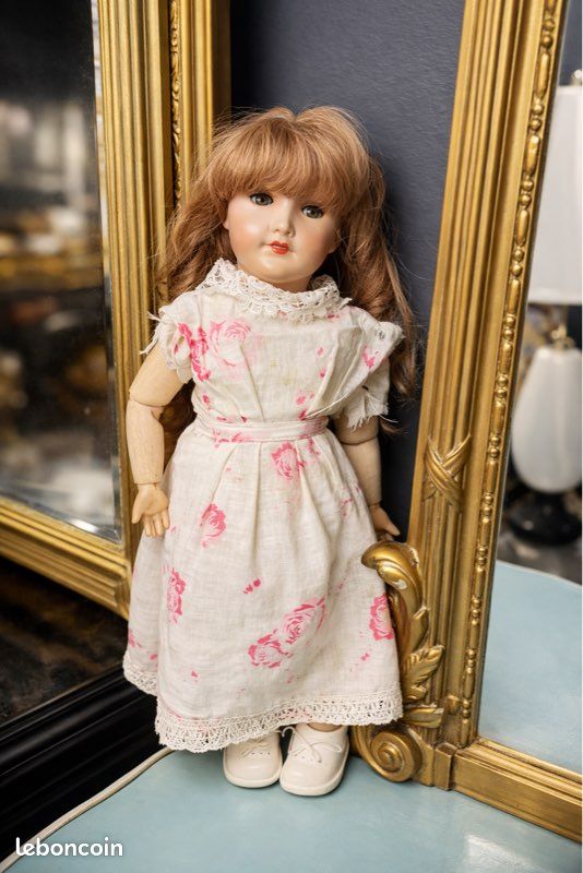 Ancienne Poupée JUMEAU Tête Porcelaine Corps Articulé – 65 Cm – France – Années 1900
