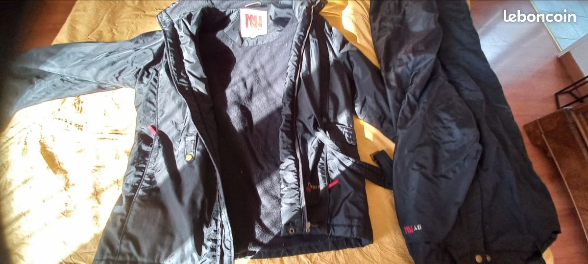 Tenue de ski pantalon et blouson marque Dorotennis noir taille T3 (image 3)