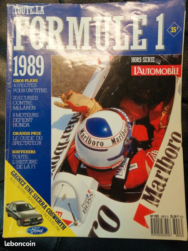 HS L'automobile Formule 1 1989 (image 1)