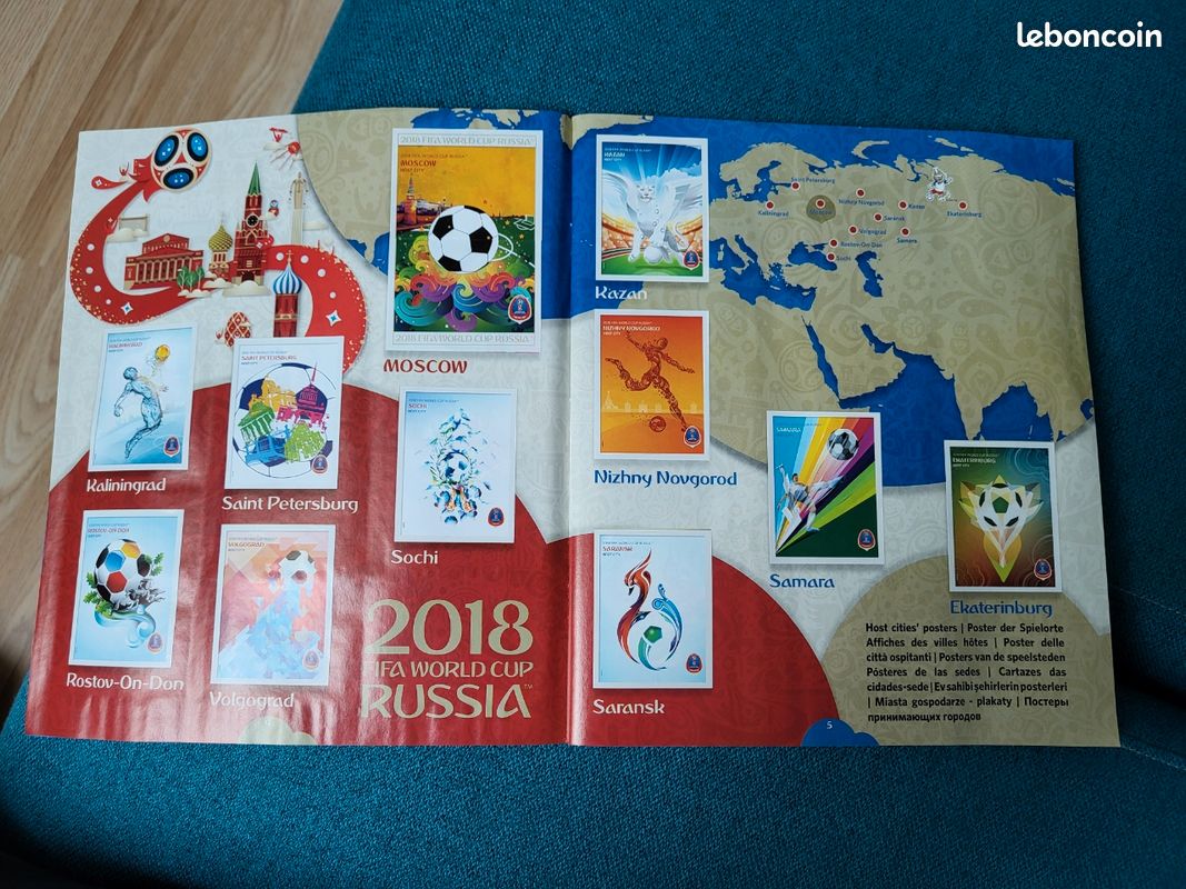 Panini carrefour Coupe du Monde Russie 2018 Set