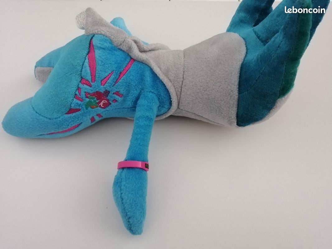 Peluche doudou Wenlock mascotte jeux olympiques De Londres