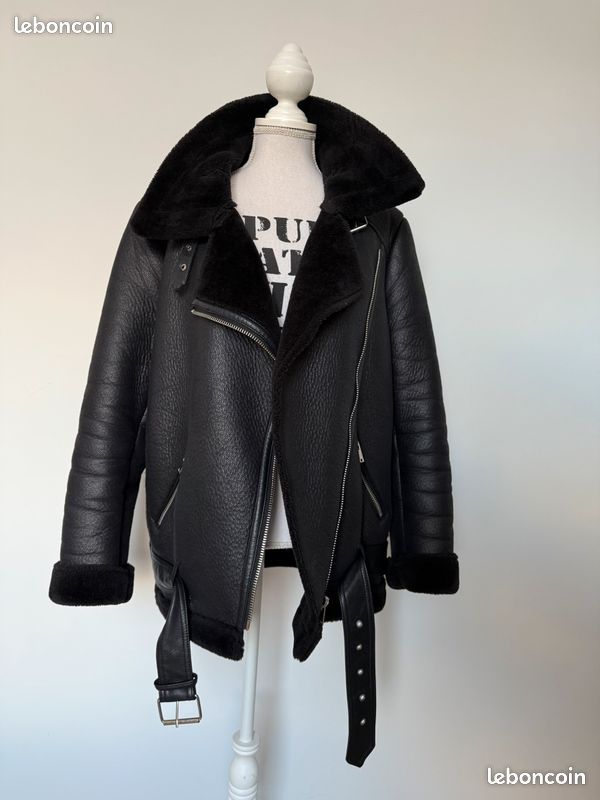 Leather Bomber Jacket Lederjacke Von Zara Faux Leather Bomber