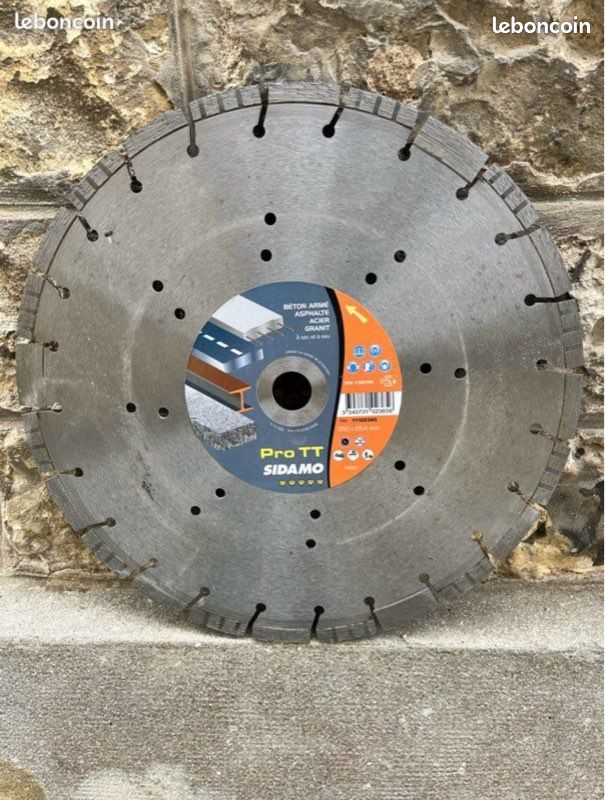Disque Diamant Sidamo PRO Pour Coupe Asphalte - Diamètre 350 Mm - Disque Neuf Pour Meuleuse