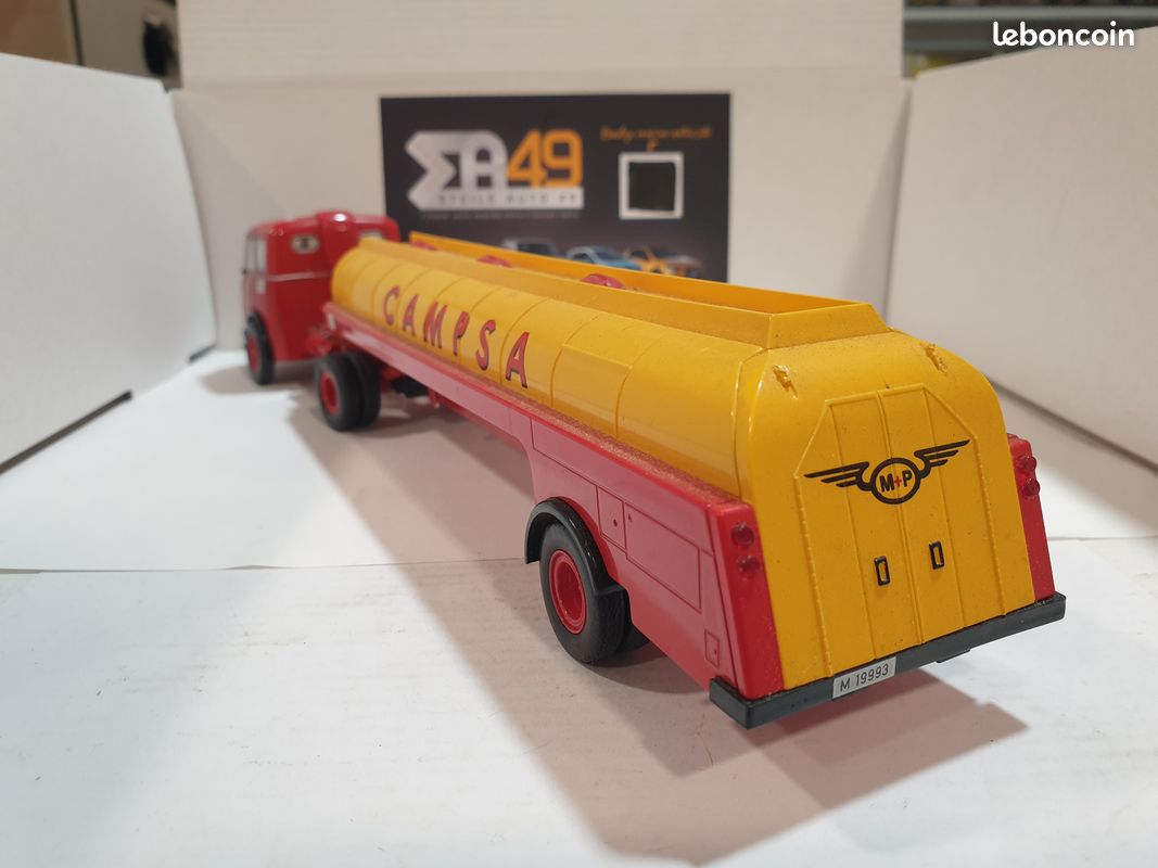 Remorque De Camion Pegaso Mofletes CAMPSA 1:43 – Ixo Altaya, Diecast – Neuf Sous Boîte D'origine
