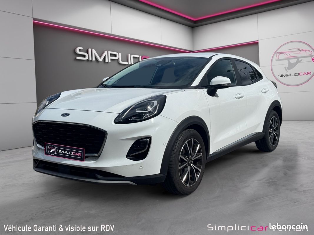 FORD PUMA 1.0 ECOBOOST 125 MHEV TITANIUM Caméra de Recul Carplay Sièges massant Garantie 12 mois (image 4)