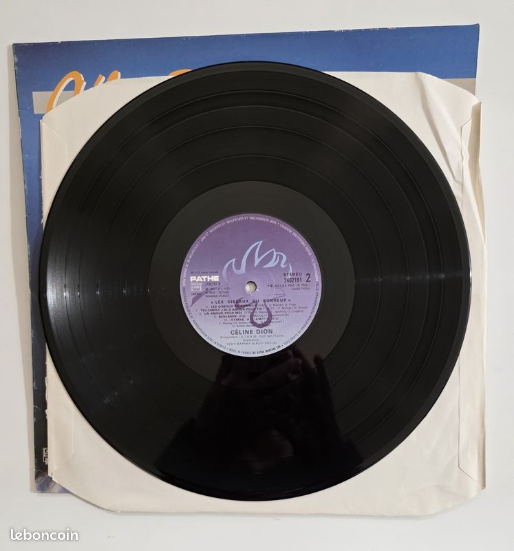 CELINE DION Vinyl 33t. Les Oiseaux Du Bonheur (image 3)