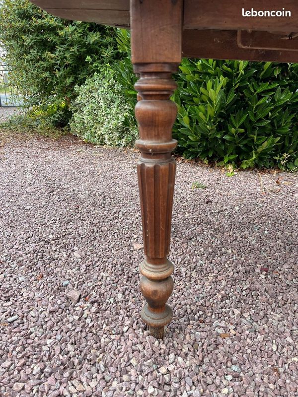 Table ancienne pliante chêne (image 5)