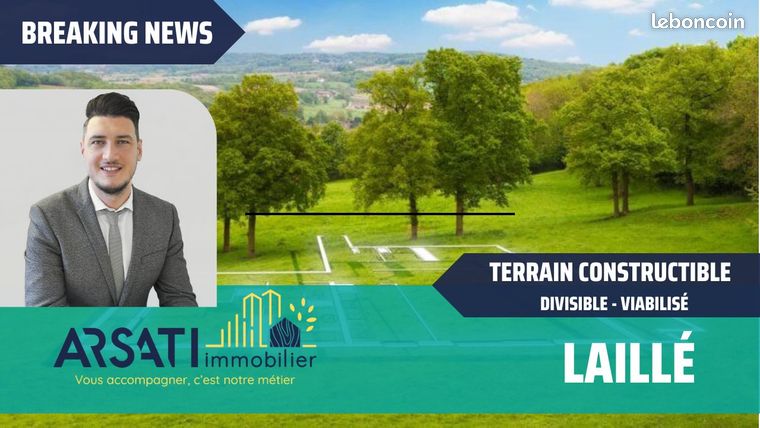 Terrain 880 m² Laillé