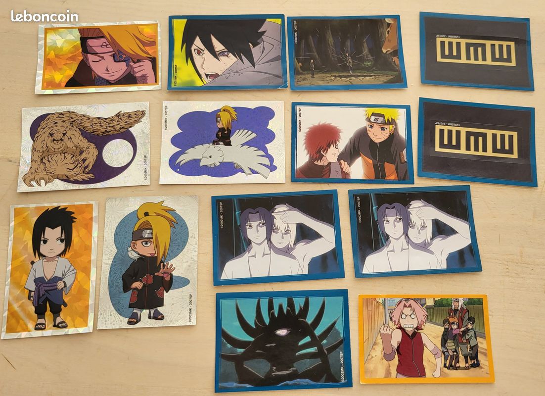 Gros lot Collector Naruto Shippuden - Album Panini bien rempli + 23 Cartes Rares (Introuvables) (image 3)