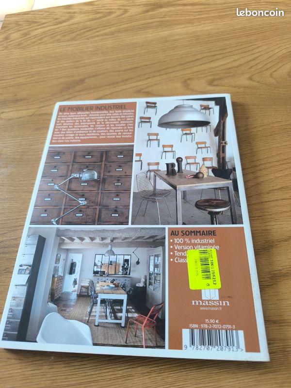 Livre Le mobilier industriel déco vintage rénovation meubles 